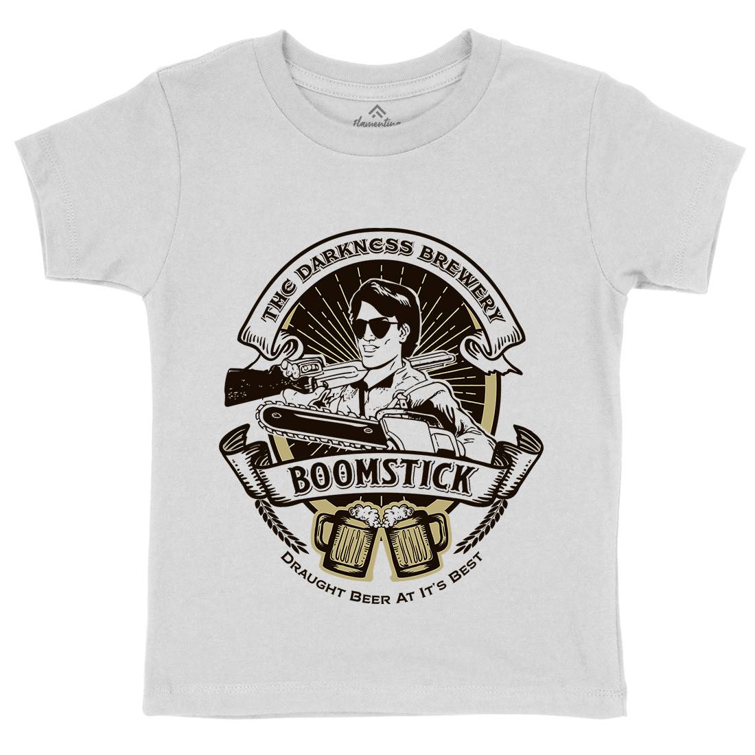 This Is My Boomstick Kids Organic Crew Neck T-Shirt Horror D201