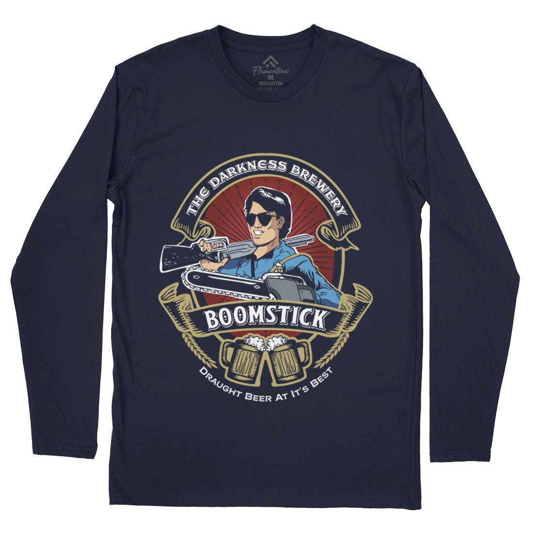 This Is My Boomstick Mens Long Sleeve T-Shirt Horror D201