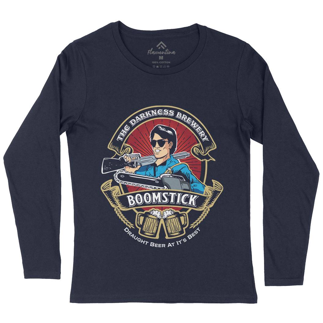 This Is My Boomstick Womens Long Sleeve T-Shirt Horror D201