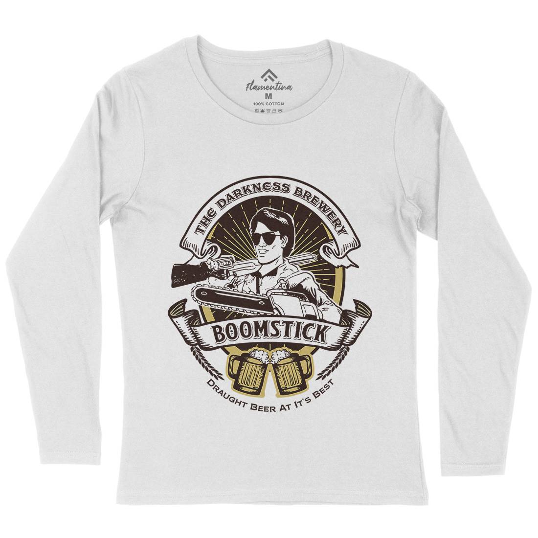 This Is My Boomstick Womens Long Sleeve T-Shirt Horror D201