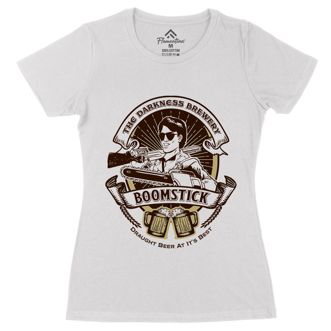 This Is My Boomstick Womens Organic Crew Neck T-Shirt Horror D201