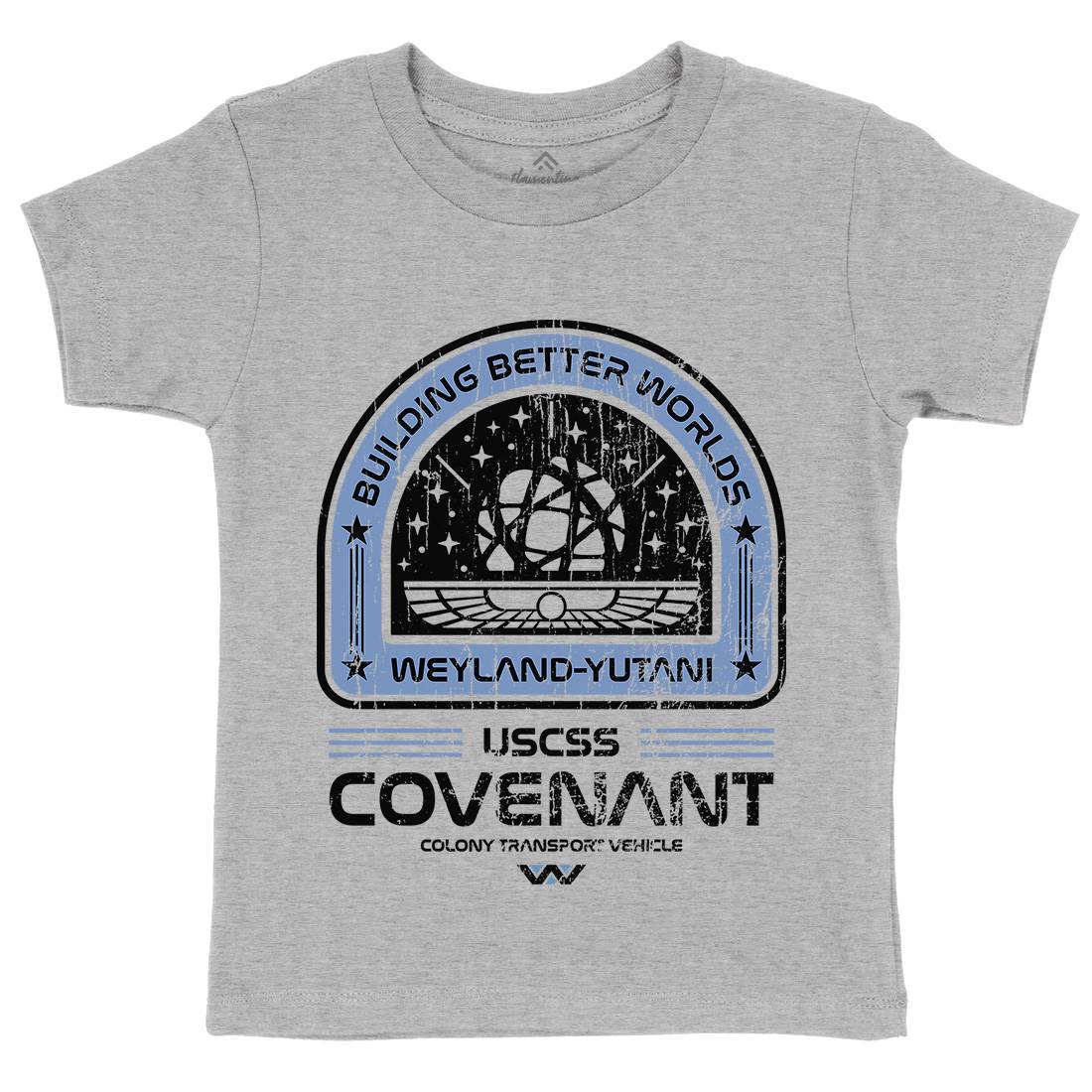 Covenant Kids Organic Crew Neck T-Shirt Space D203