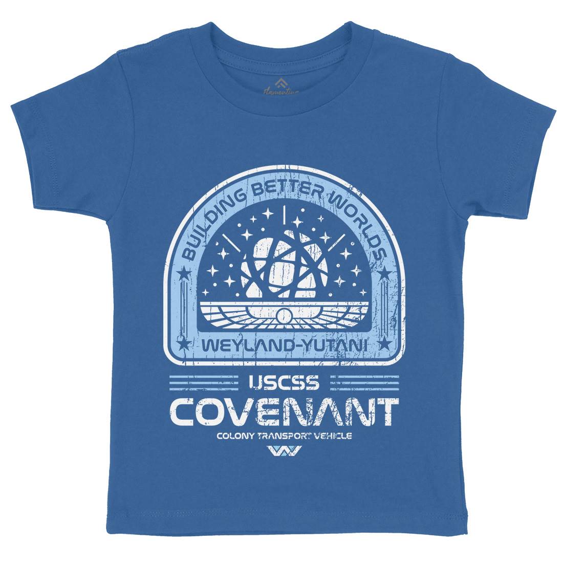 Covenant Kids Crew Neck T-Shirt Space D203
