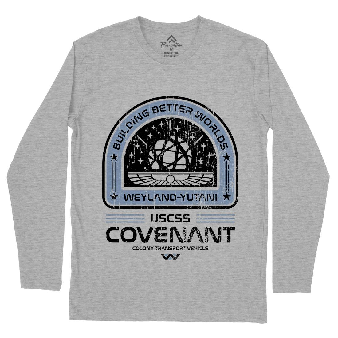 Covenant Mens Long Sleeve T-Shirt Space D203