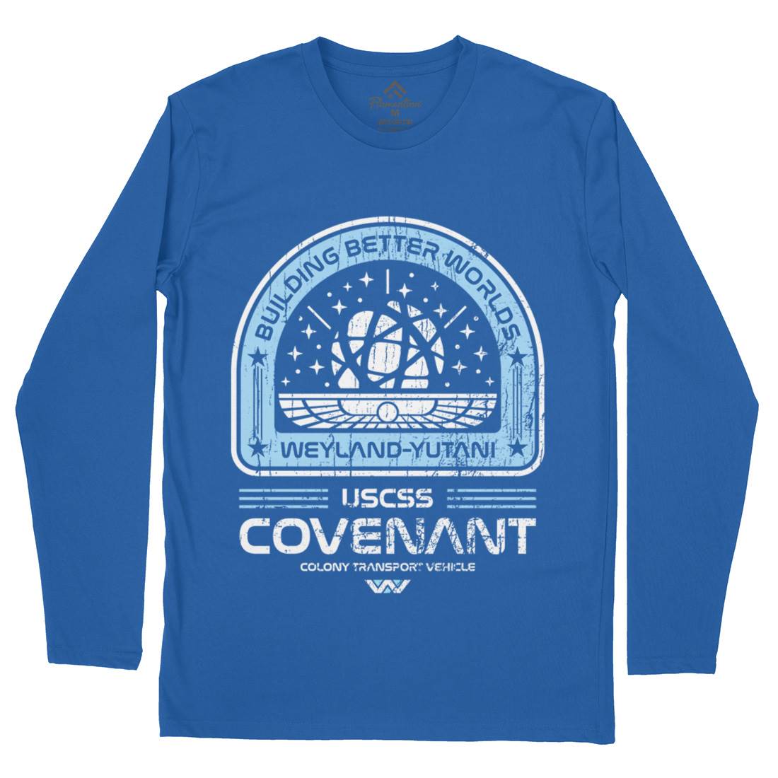 Covenant Mens Long Sleeve T-Shirt Space D203