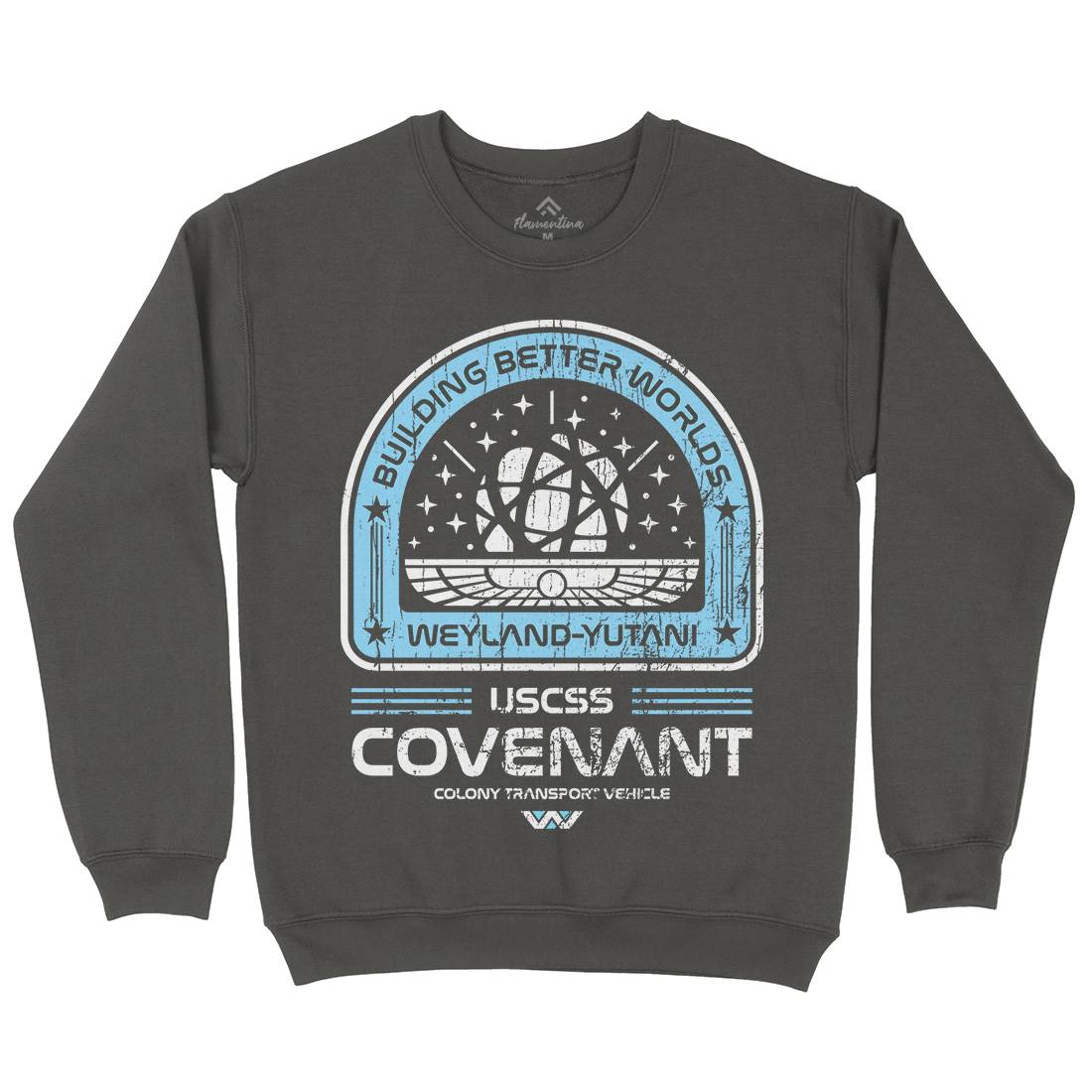 Covenant Mens Crew Neck Sweatshirt Space D203