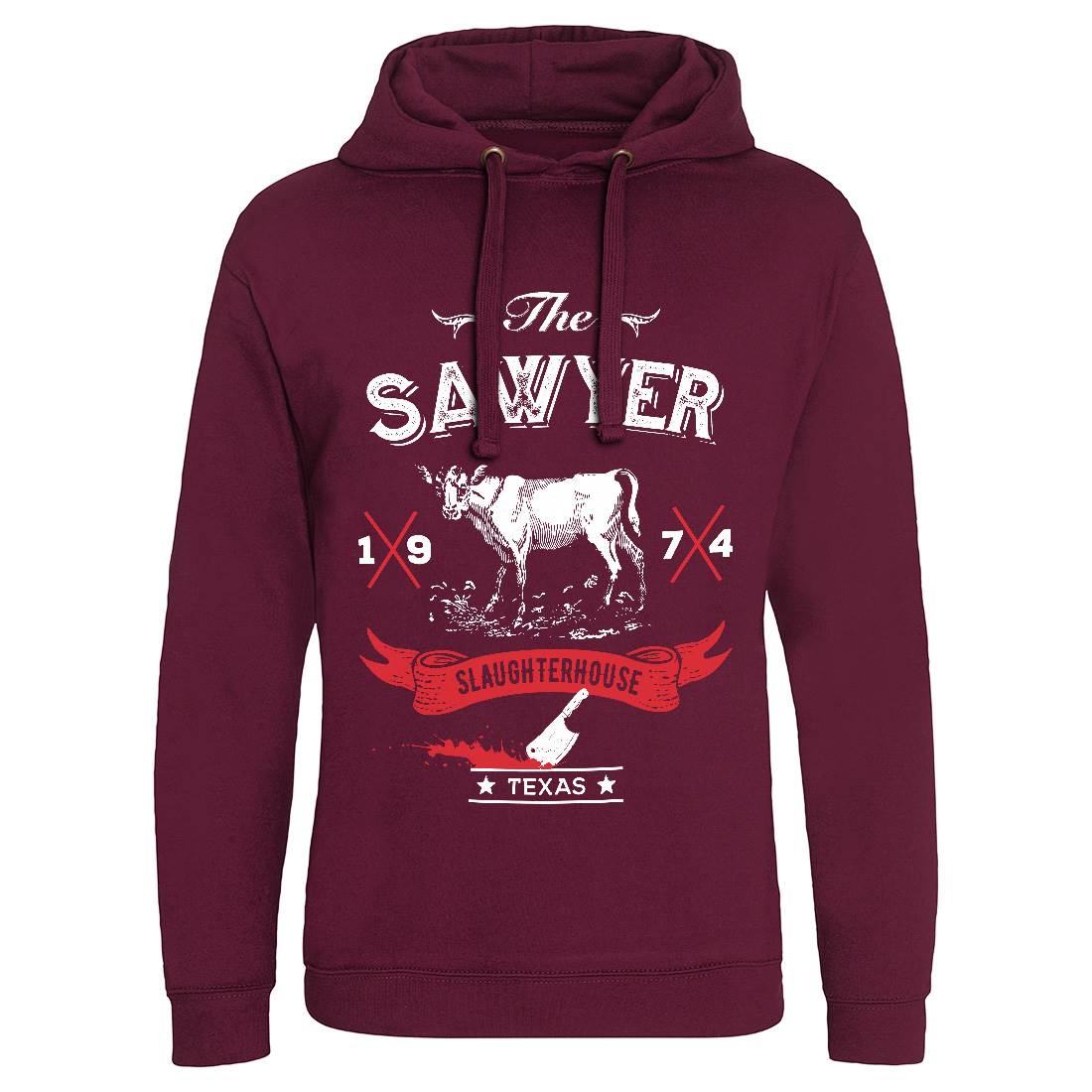 Sawyer Slaughterhouse Mens Hoodie Without Pocket Horror D208