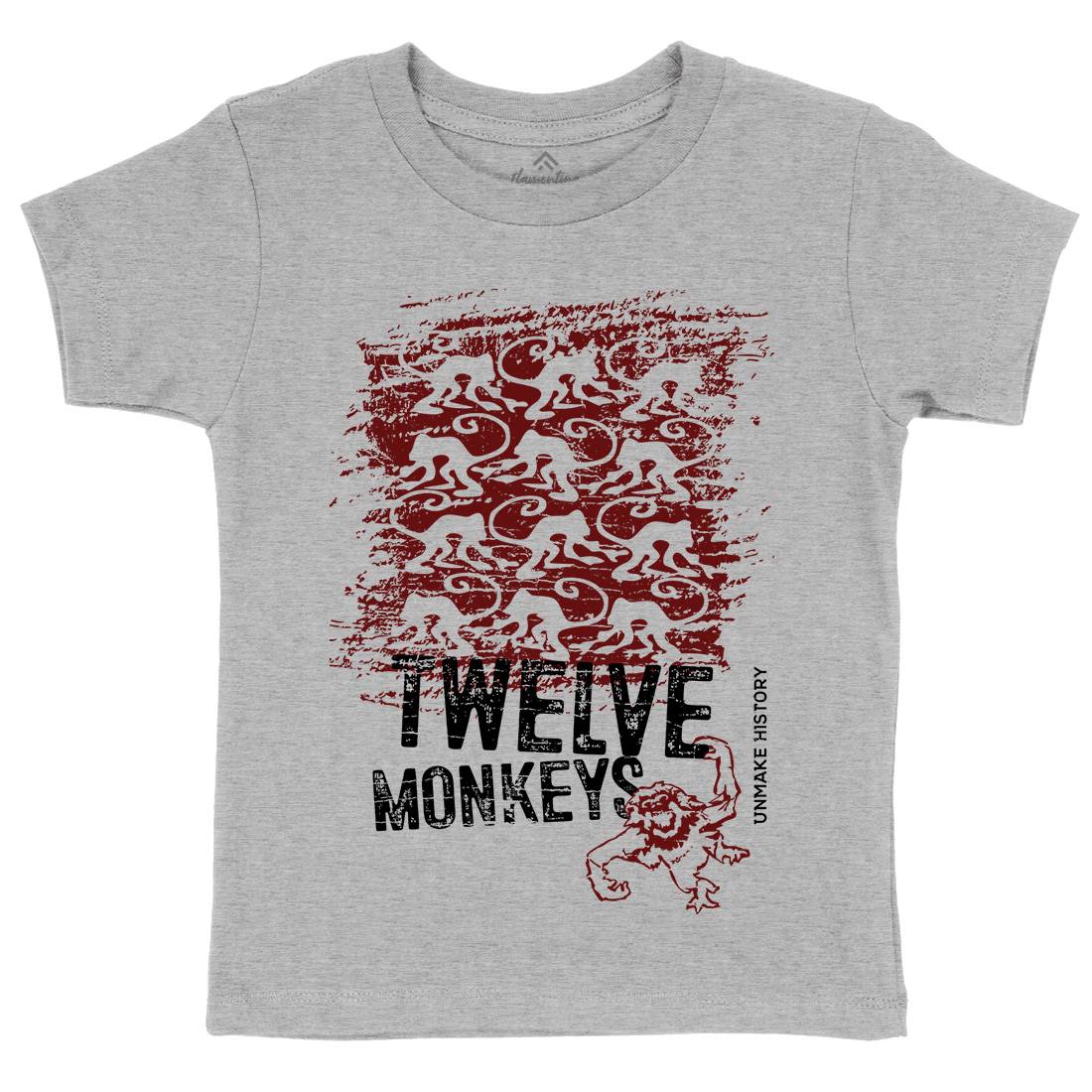 Twelve Monkeys Kids Crew Neck T-Shirt Space D209