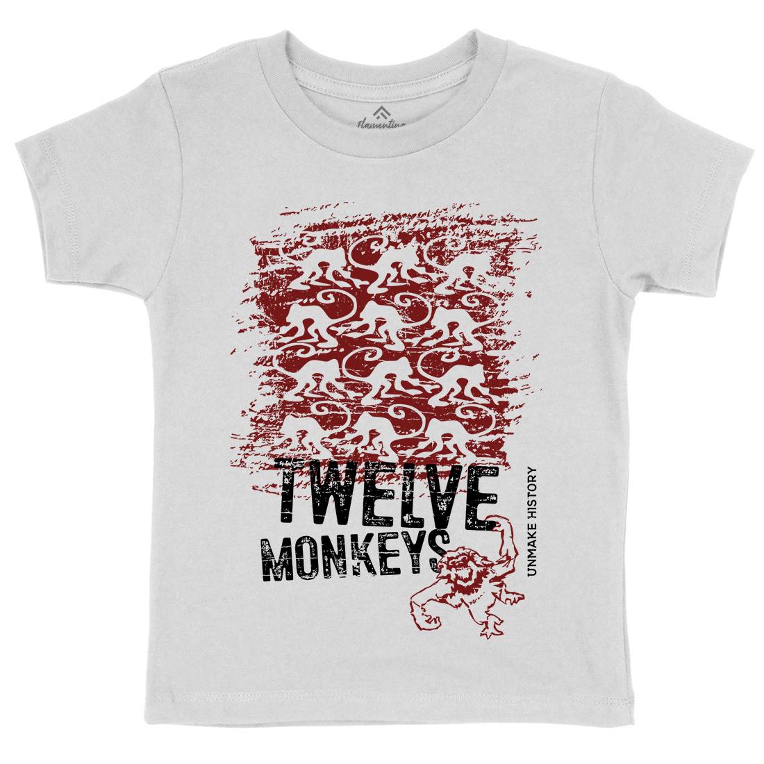 Twelve Monkeys Kids Crew Neck T-Shirt Space D209