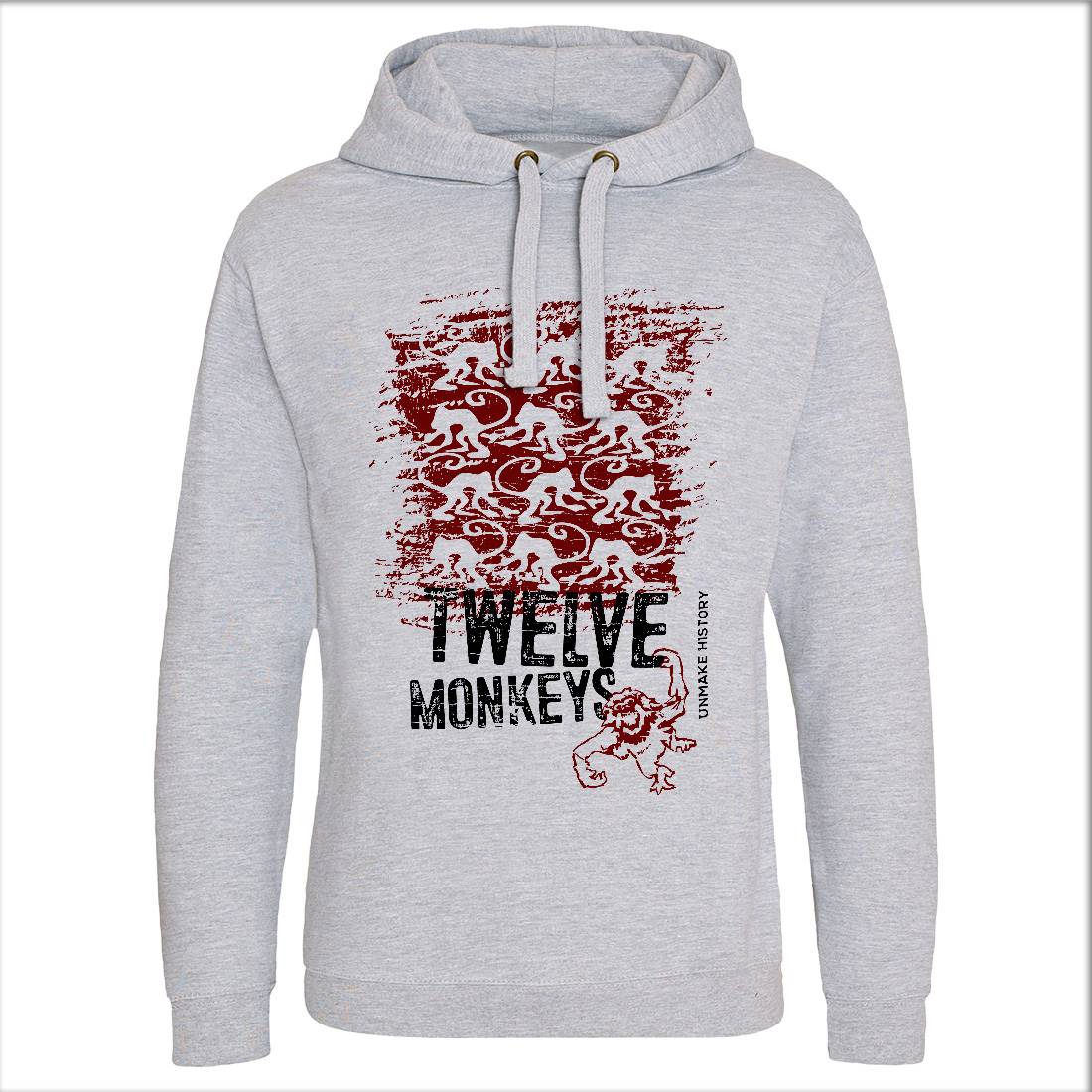 Twelve Monkeys Mens Hoodie Without Pocket Space D209