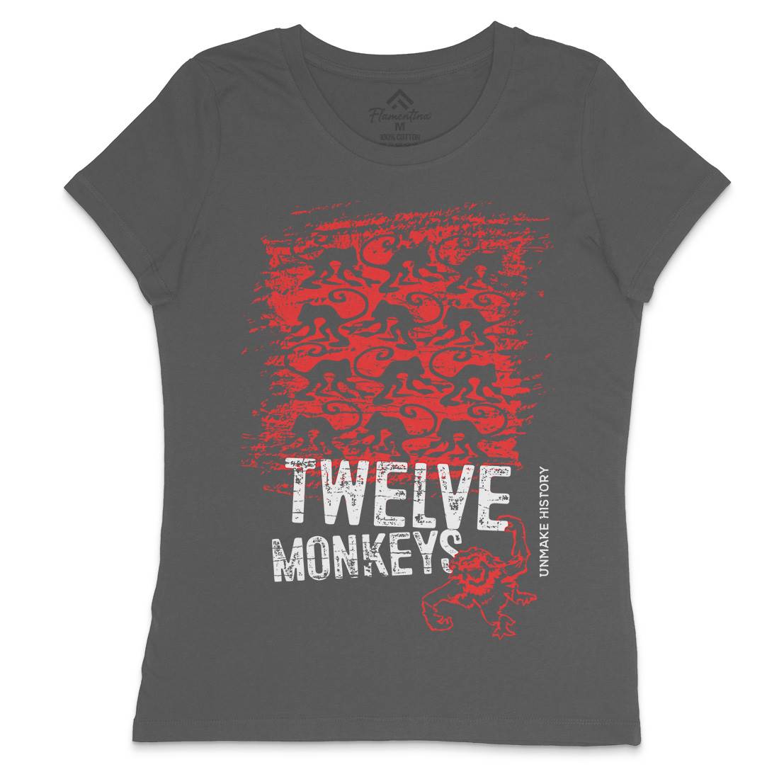 Twelve Monkeys Womens Crew Neck T-Shirt Space D209