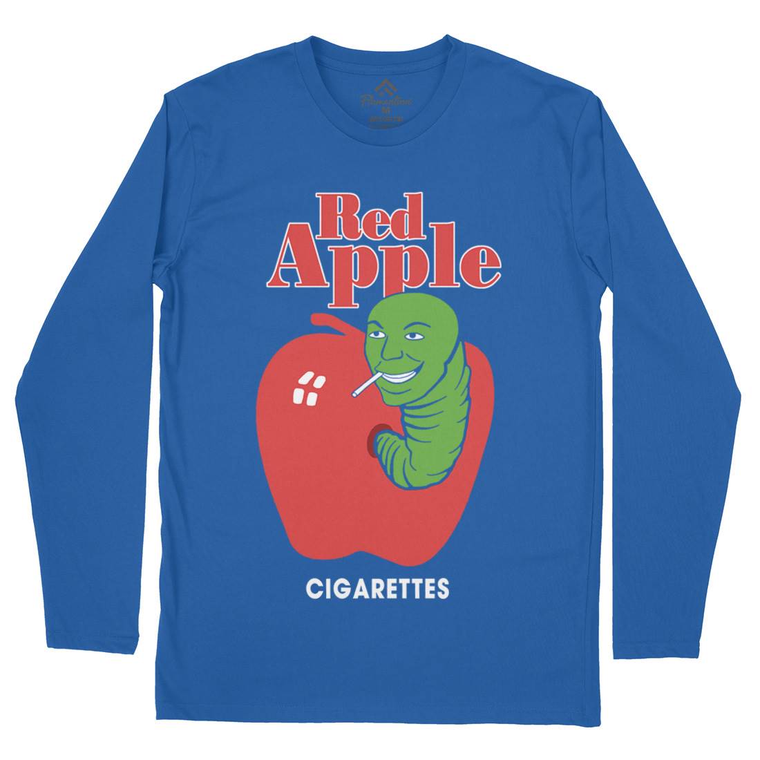 Red Apple Cigarettes Mens Long Sleeve T-Shirt Retro D211
