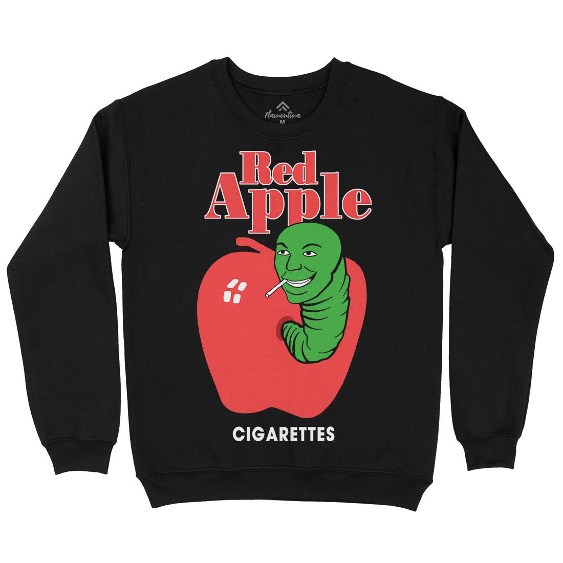 Red Apple Cigarettes Kids Crew Neck Sweatshirt Retro D211