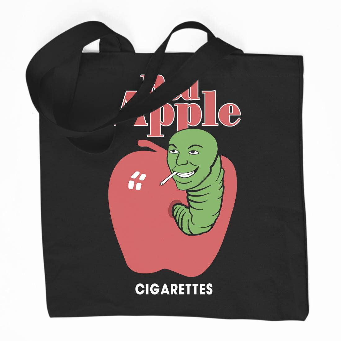 Red Apple Cigarettes Organic Premium Cotton Tote Bag Retro D211