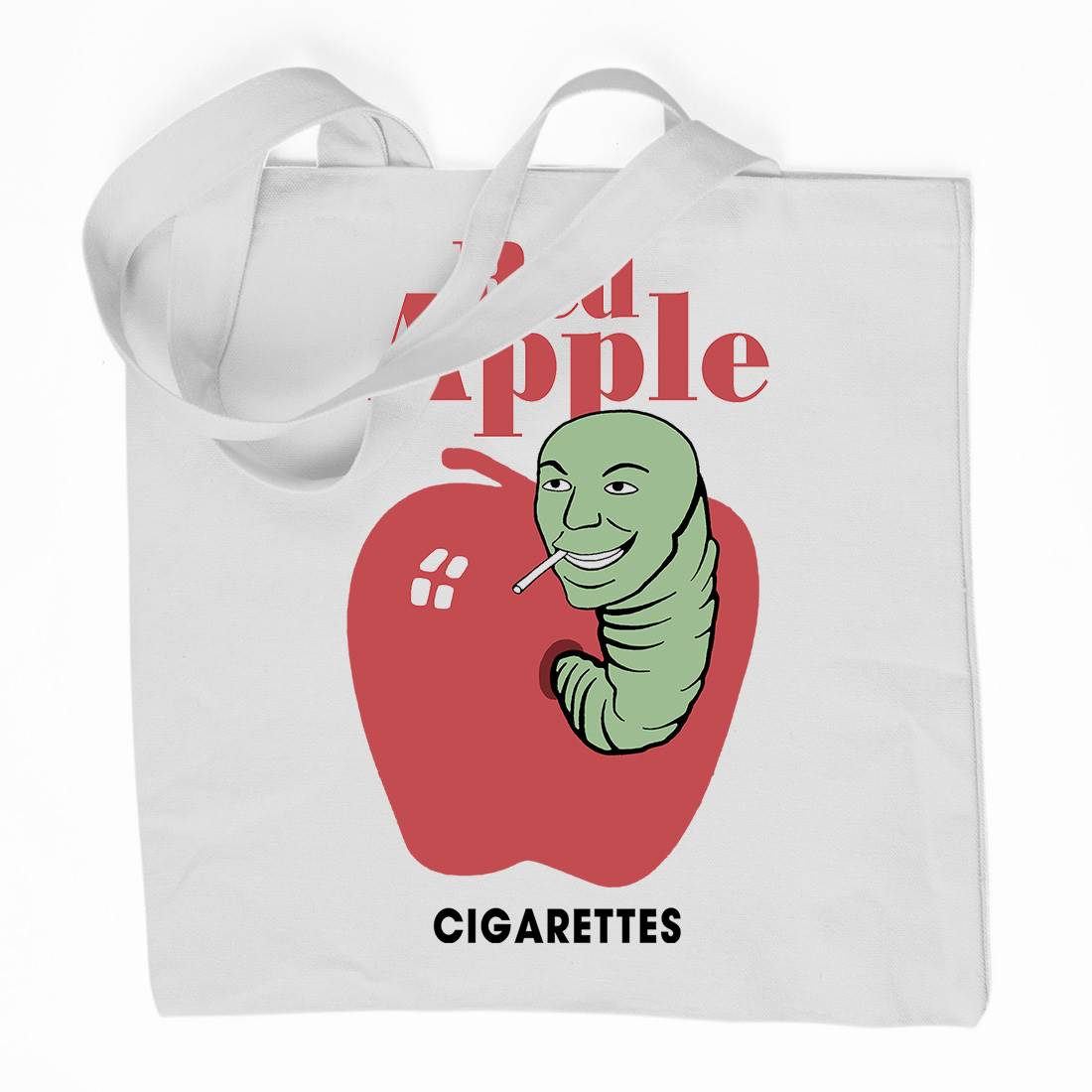 Red Apple Cigarettes Organic Premium Cotton Tote Bag Retro D211