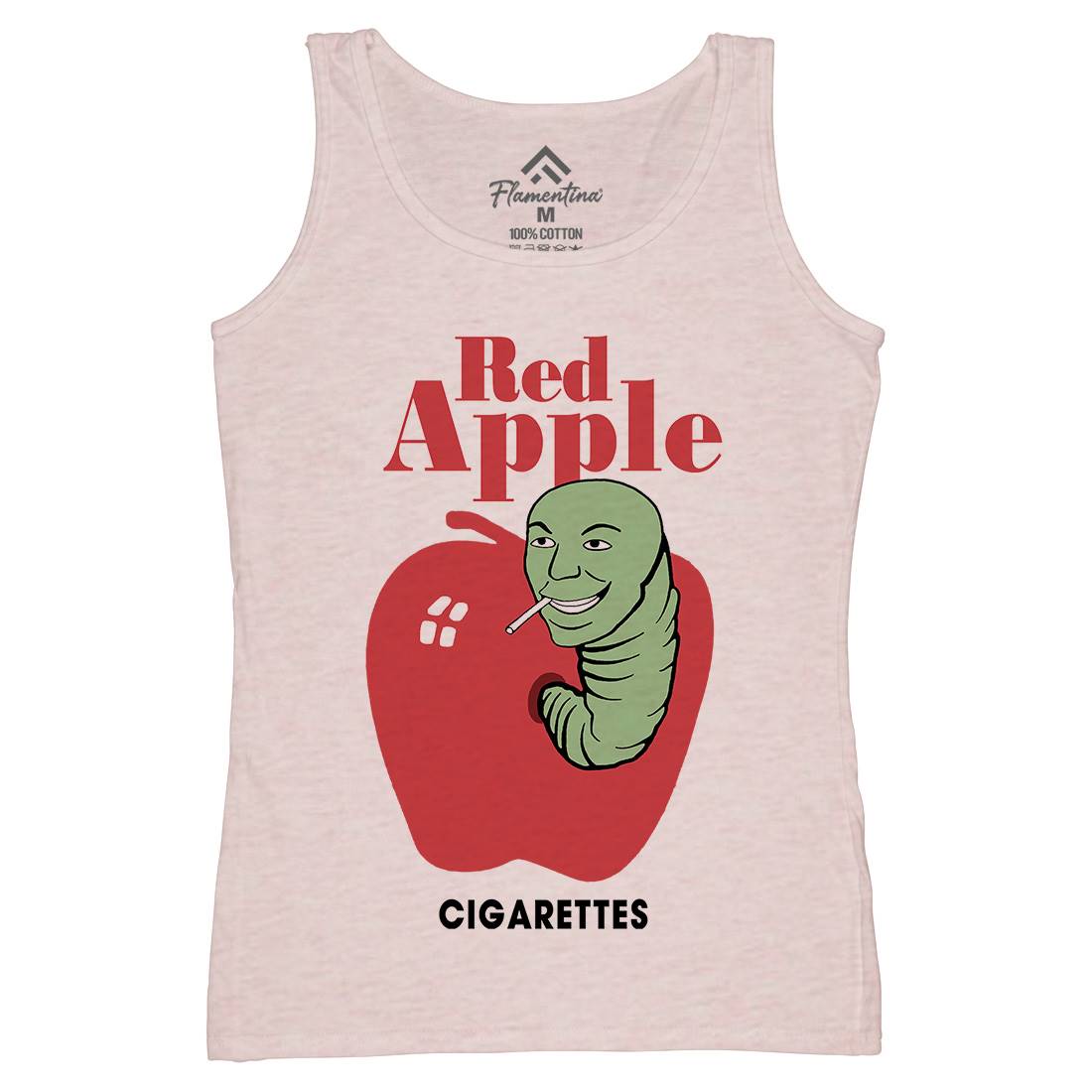 Red Apple Cigarettes Womens Organic Tank Top Vest Retro D211