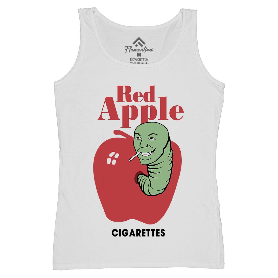 Red Apple Cigarettes Womens Organic Tank Top Vest Retro D211