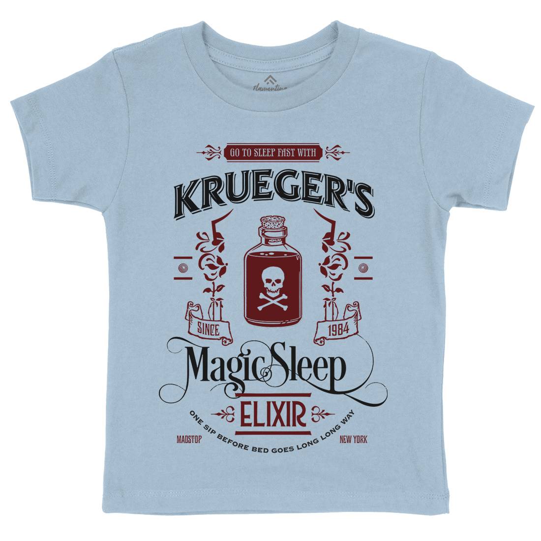 Kruegers Elixir Kids Crew Neck T-Shirt Horror D214