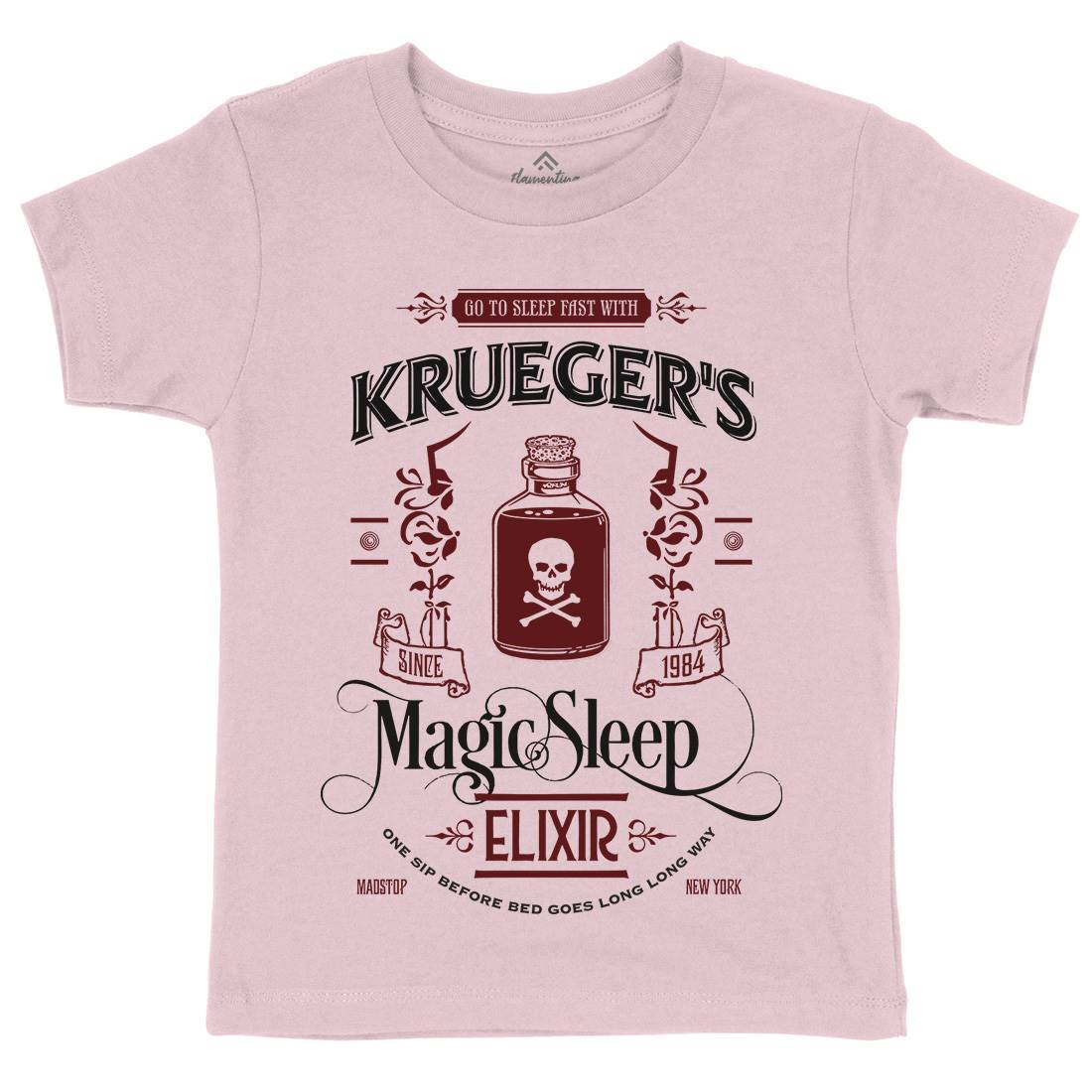 Kruegers Elixir Kids Organic Crew Neck T-Shirt Horror D214