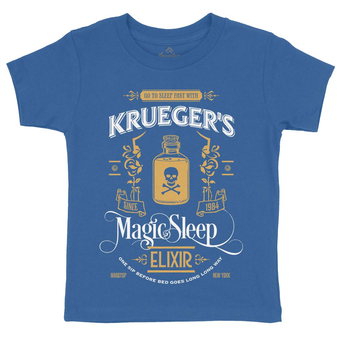 Kruegers Elixir Kids Crew Neck T-Shirt Horror D214