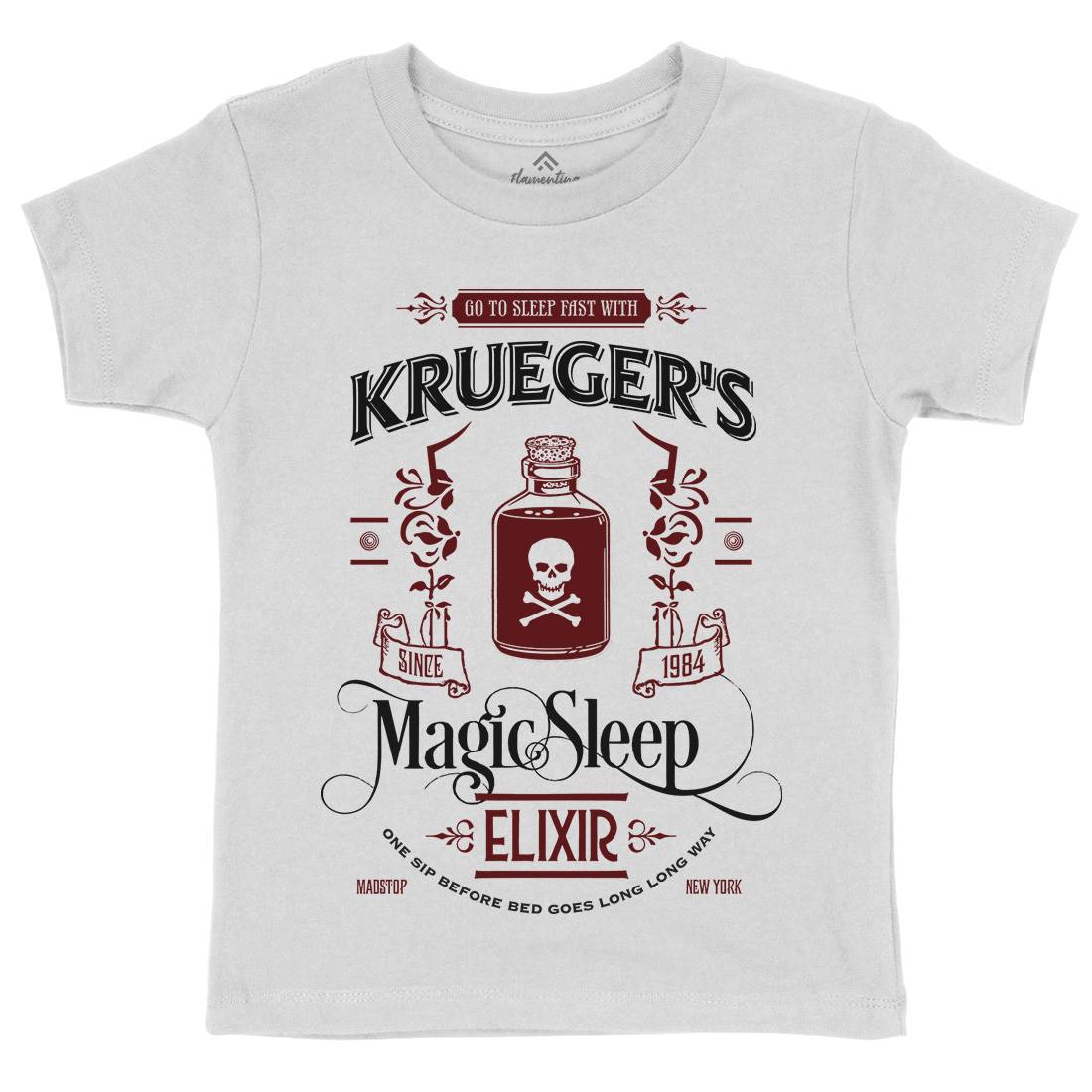 Kruegers Elixir Kids Crew Neck T-Shirt Horror D214