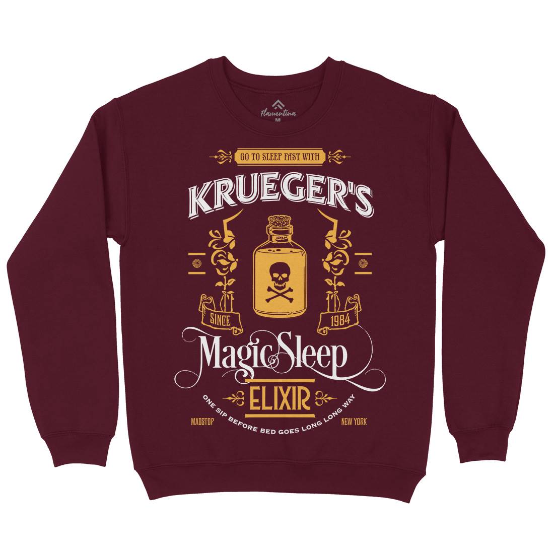 Kruegers Elixir Mens Crew Neck Sweatshirt Horror D214