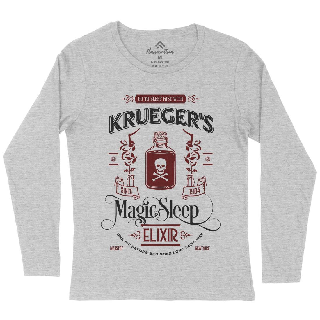 Kruegers Elixir Womens Long Sleeve T-Shirt Horror D214