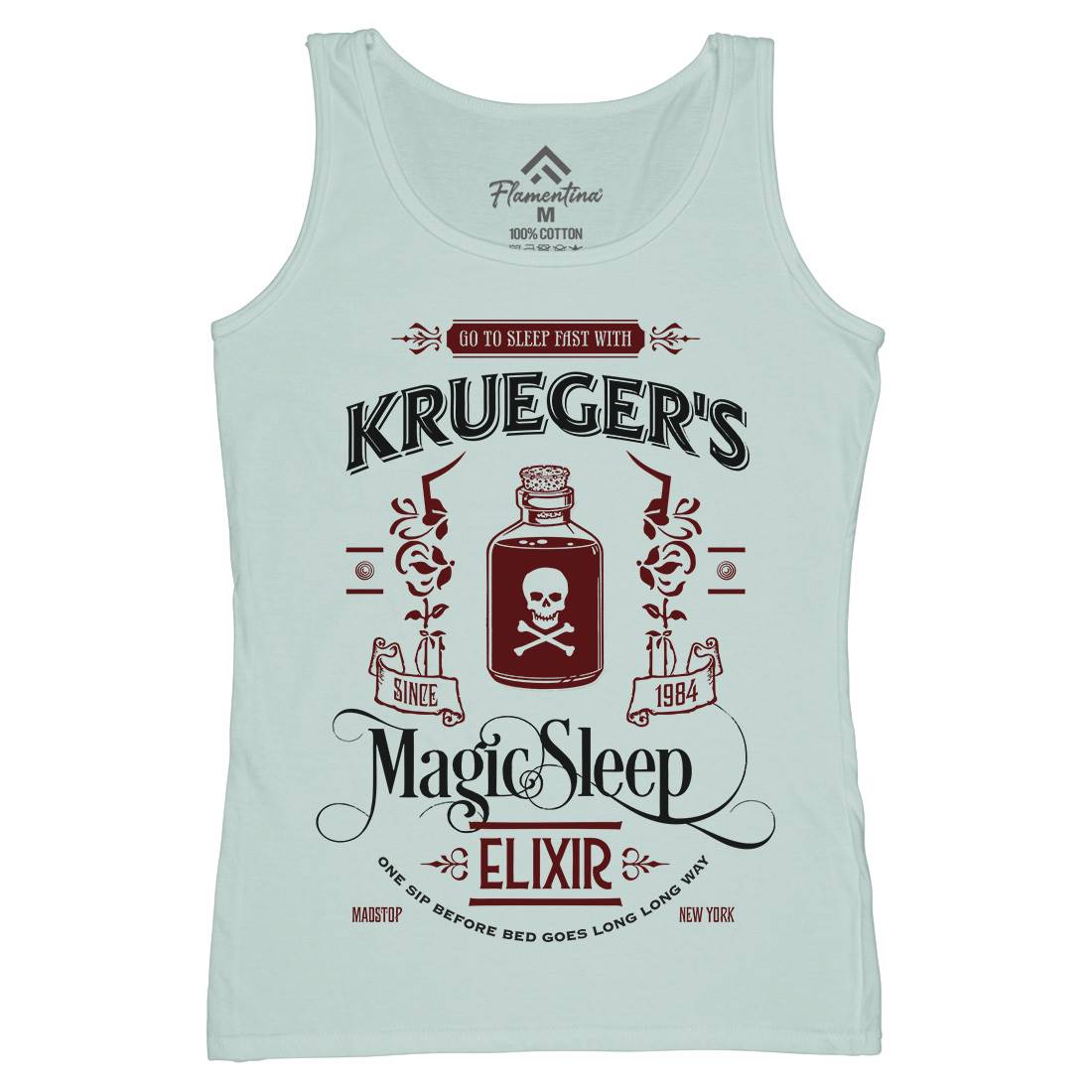 Kruegers Elixir Womens Organic Tank Top Vest Horror D214