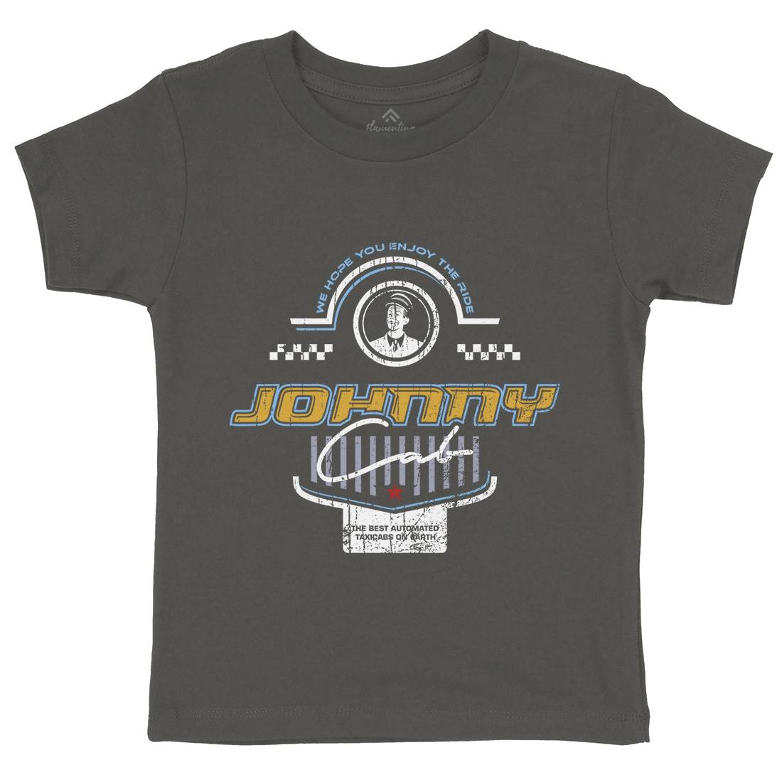 Johnny Cab Kids Crew Neck T-Shirt Space D216
