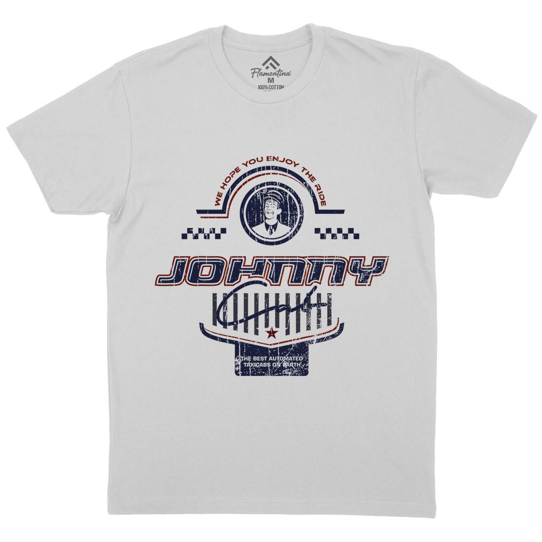 Johnny Cab Mens Crew Neck T-Shirt Space D216