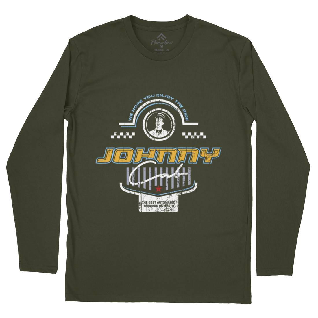 Johnny Cab Mens Long Sleeve T-Shirt Space D216