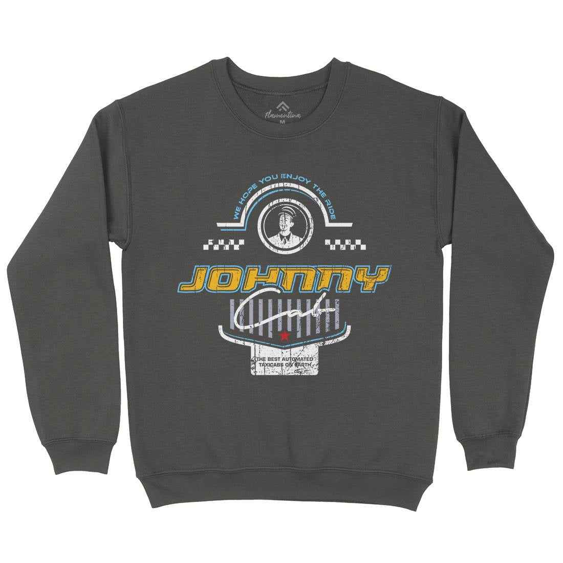 Johnny Cab Mens Crew Neck Sweatshirt Space D216