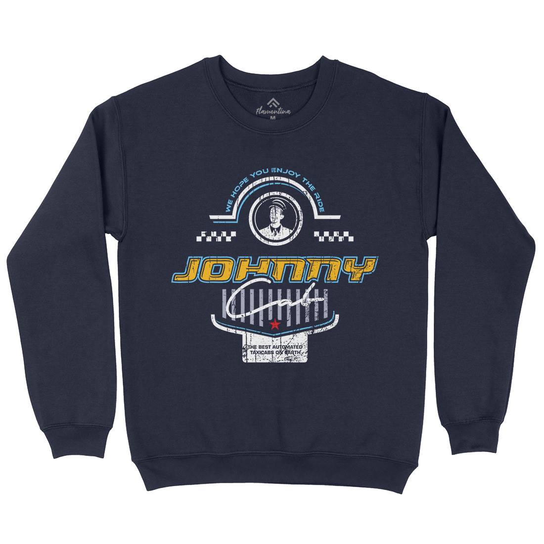 Johnny Cab Mens Crew Neck Sweatshirt Space D216