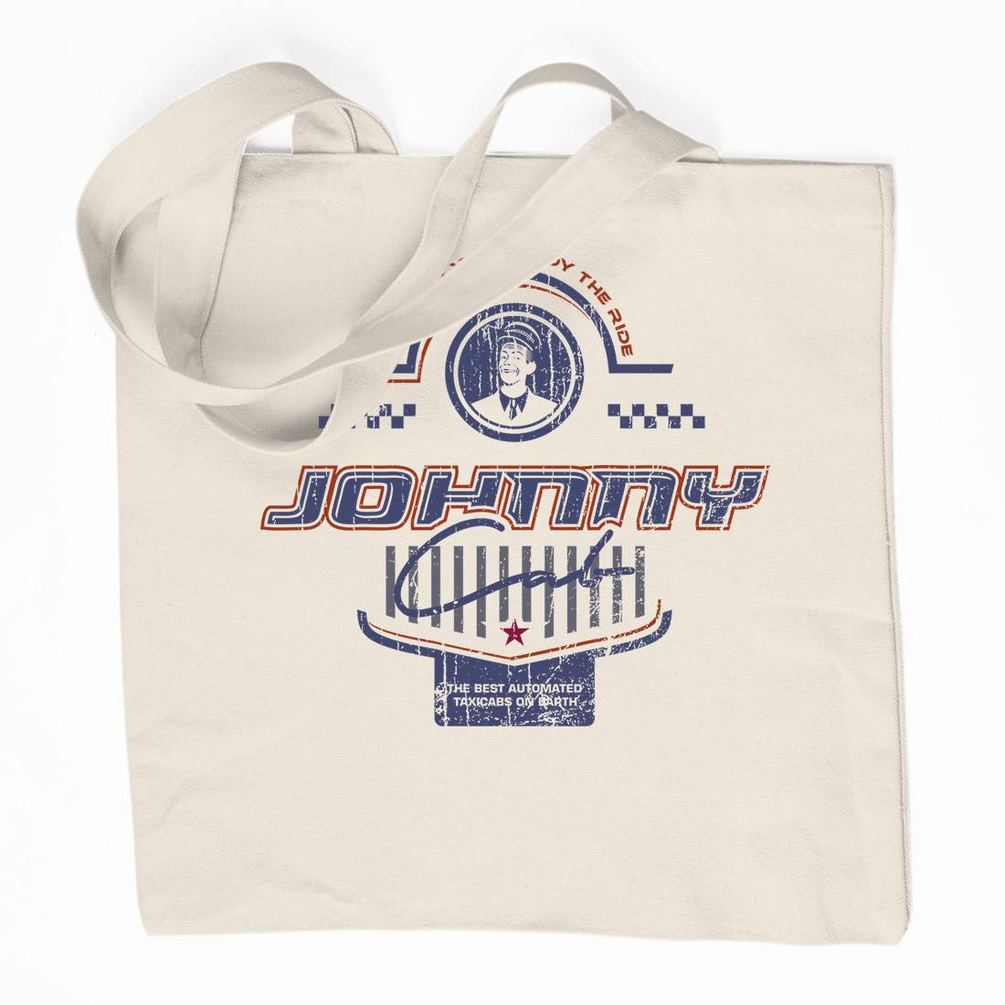Johnny Cab Organic Premium Cotton Tote Bag Space D216