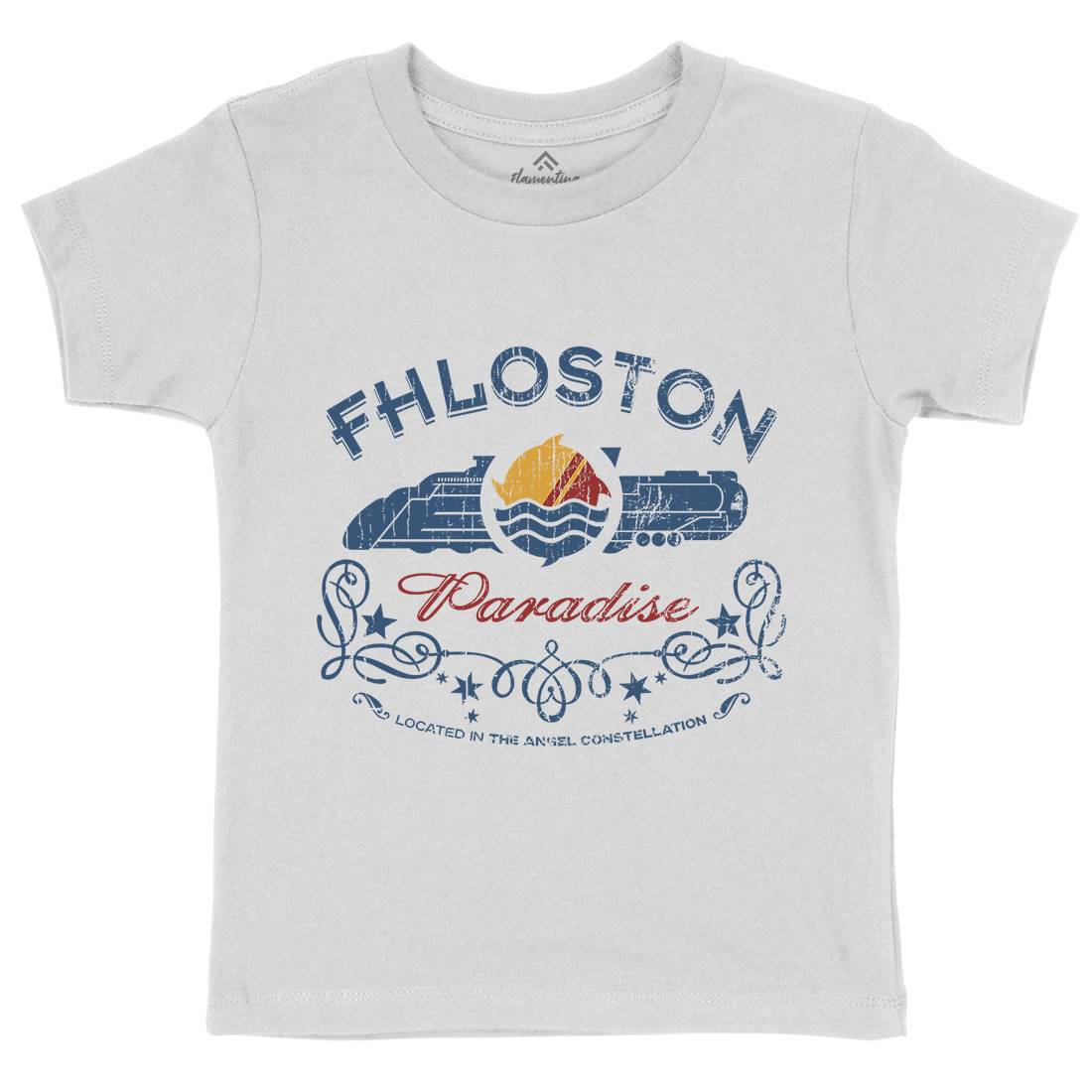 Fhloston Paradise Kids Crew Neck T-Shirt Space D217