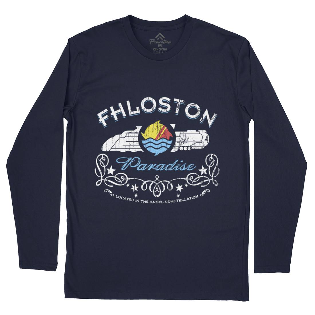 Fhloston Paradise Mens Long Sleeve T-Shirt Space D217