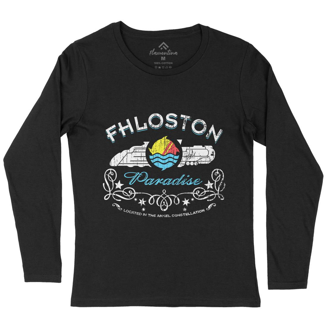 Fhloston Paradise Womens Long Sleeve T-Shirt Space D217