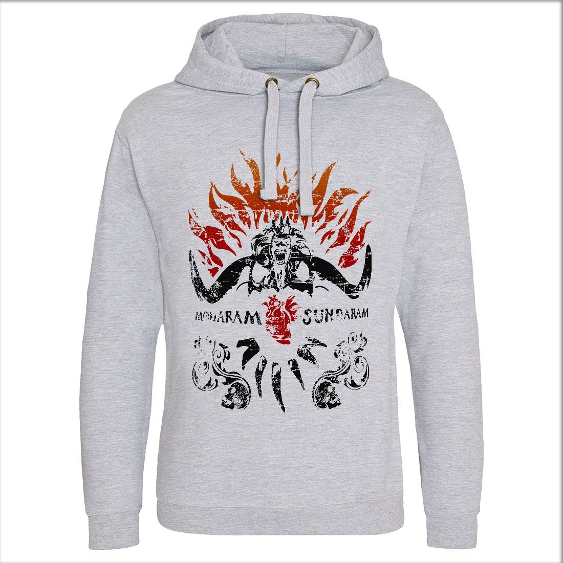 Mola Ram Mens Hoodie Without Pocket Retro D218