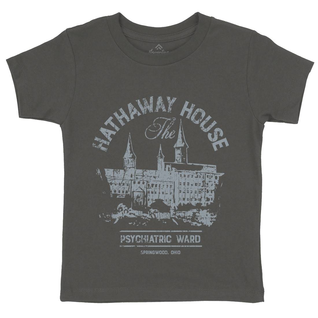 Hathaway House Kids Crew Neck T-Shirt Horror D219