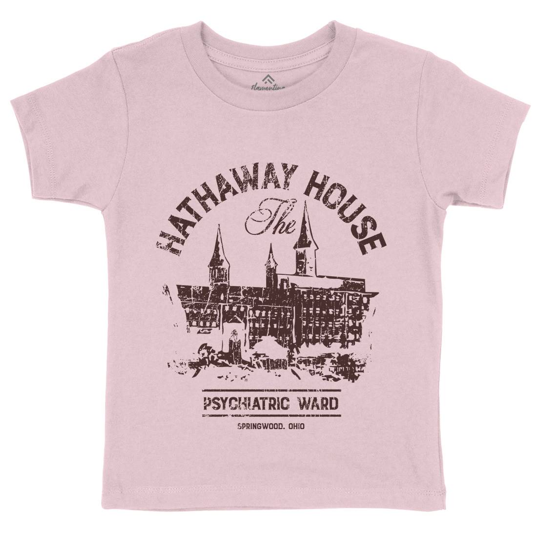 Hathaway House Kids Crew Neck T-Shirt Horror D219