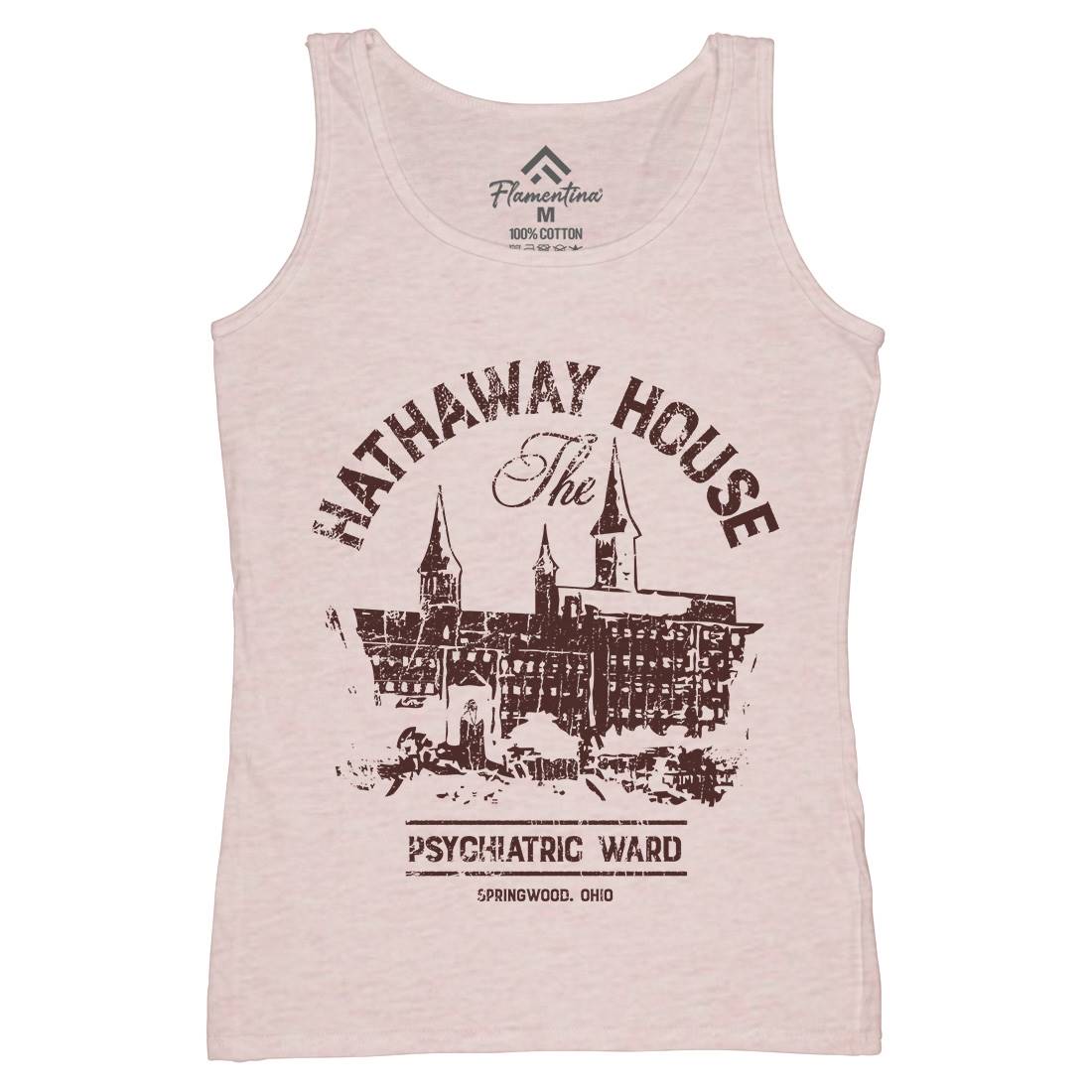 Hathaway House Womens Organic Tank Top Vest Horror D219