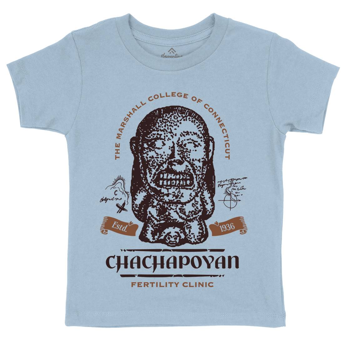Chachapoyan Fertility Clinic Kids Crew Neck T-Shirt Retro D220