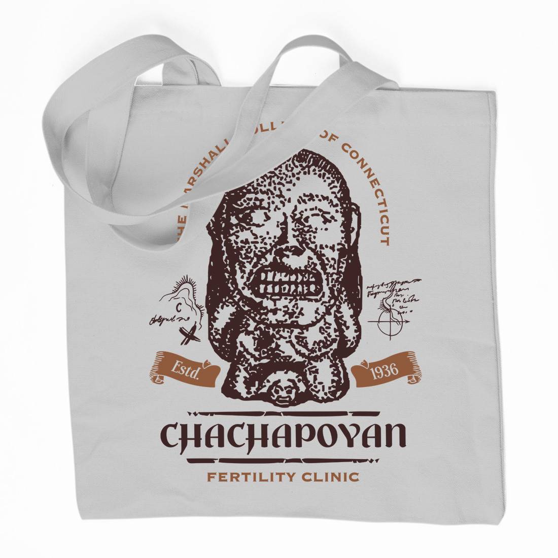 Chachapoyan Fertility Clinic Organic Premium Cotton Tote Bag Retro D220