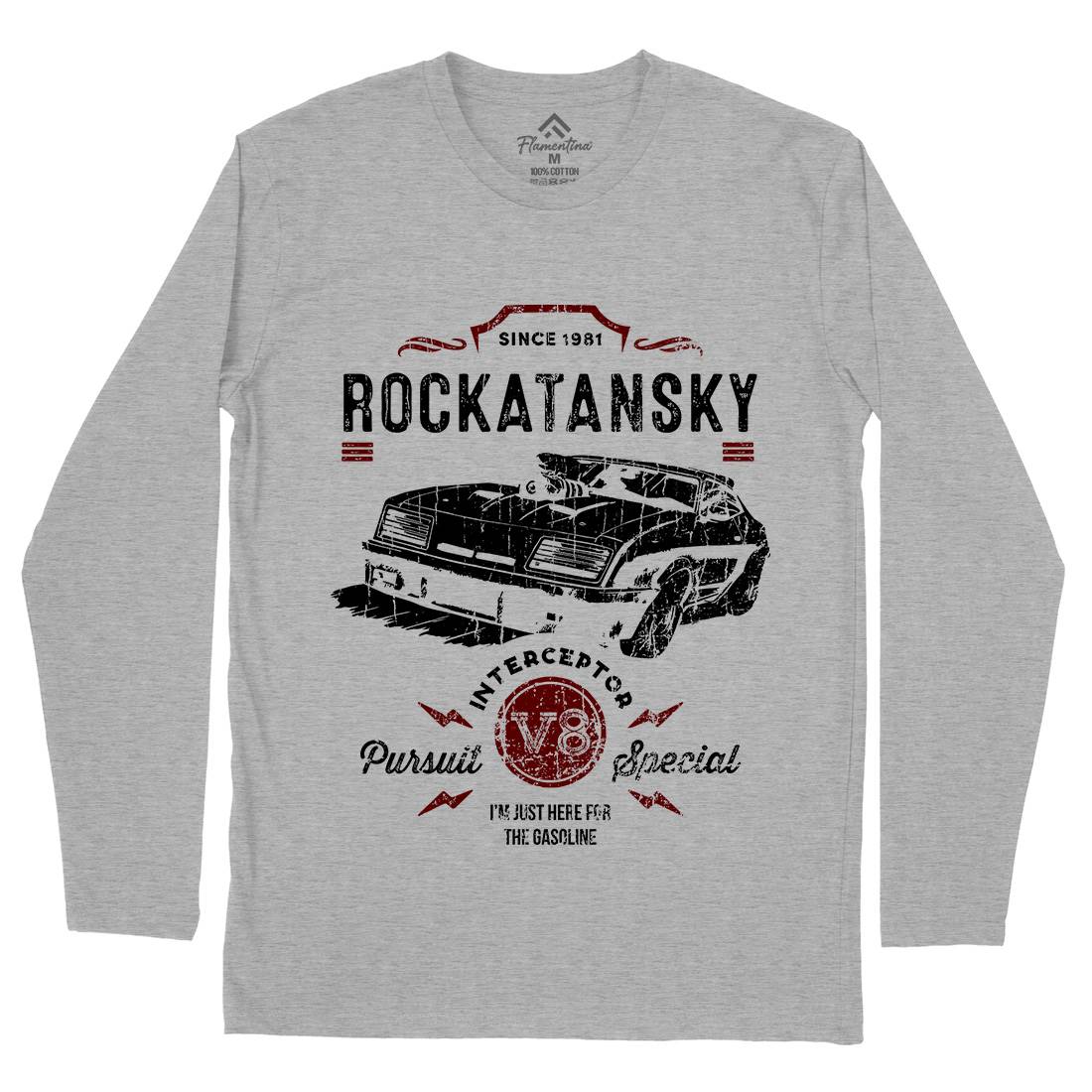 Rockatansky Mens Long Sleeve T-Shirt Cars D221