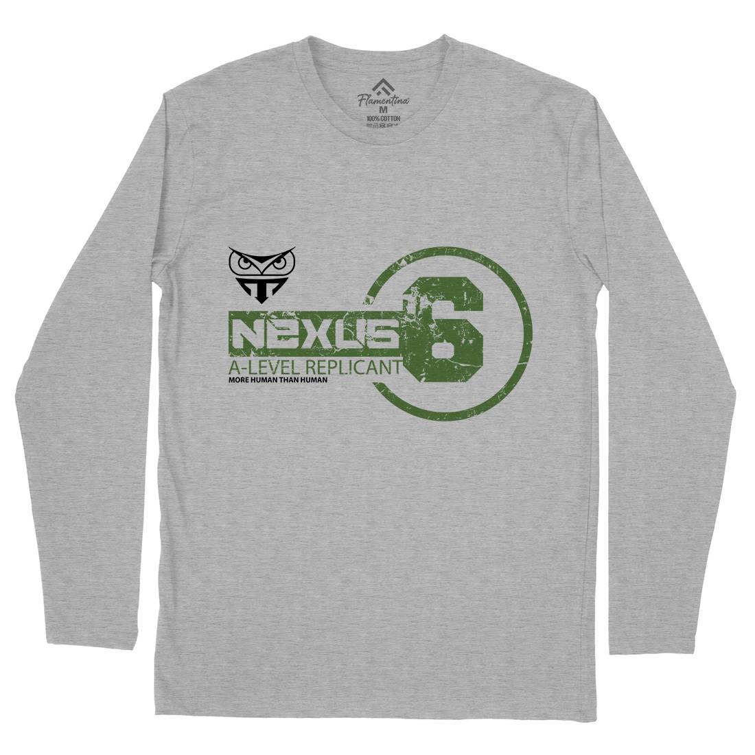 Nexus-6 Mens Long Sleeve T-Shirt Space D222