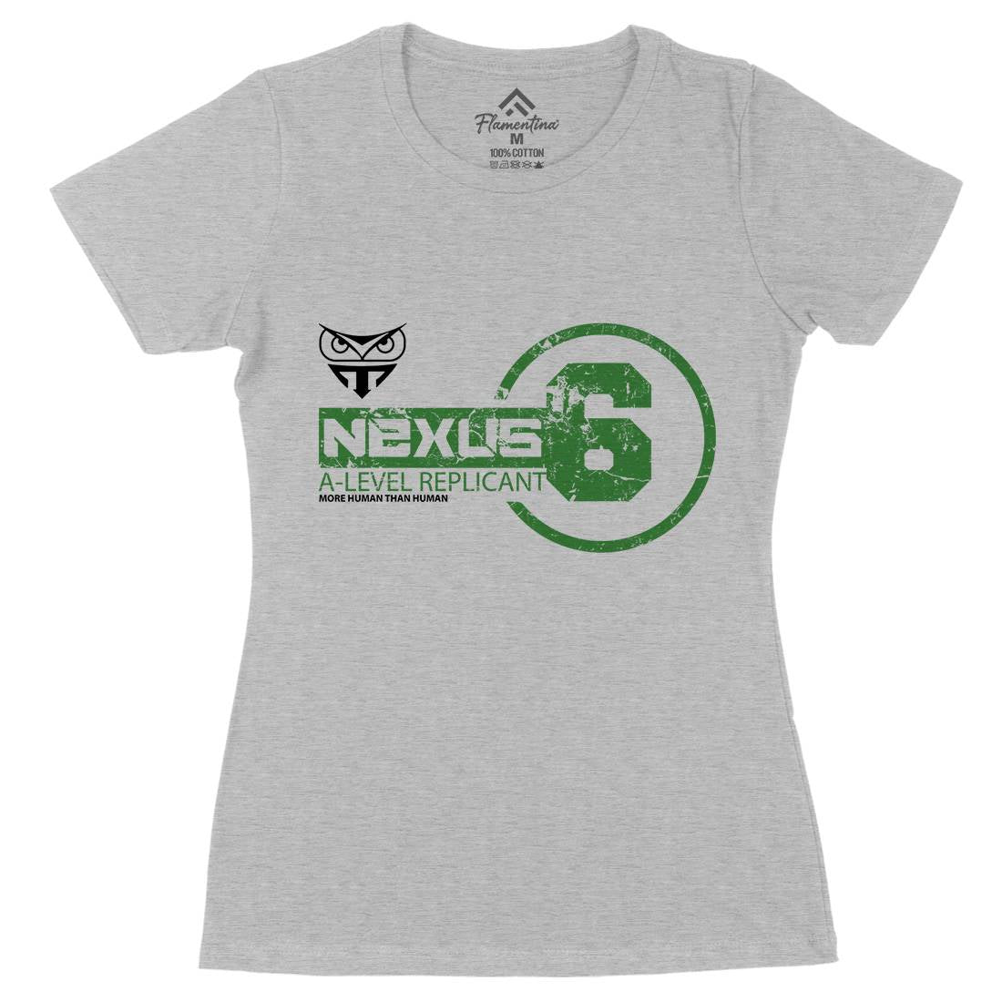 Nexus-6 Womens Organic Crew Neck T-Shirt Space D222