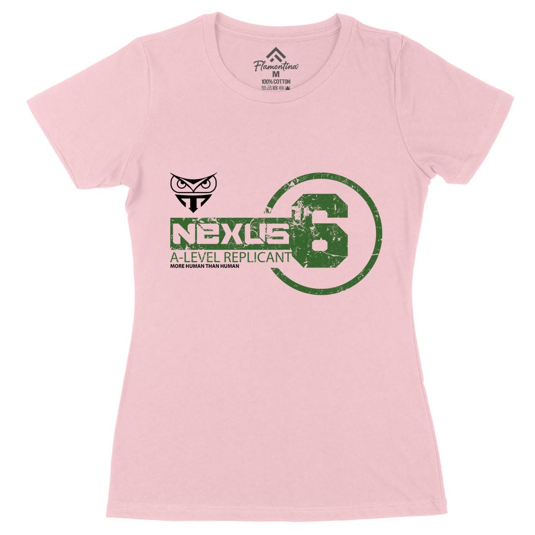 Nexus-6 Womens Organic Crew Neck T-Shirt Space D222