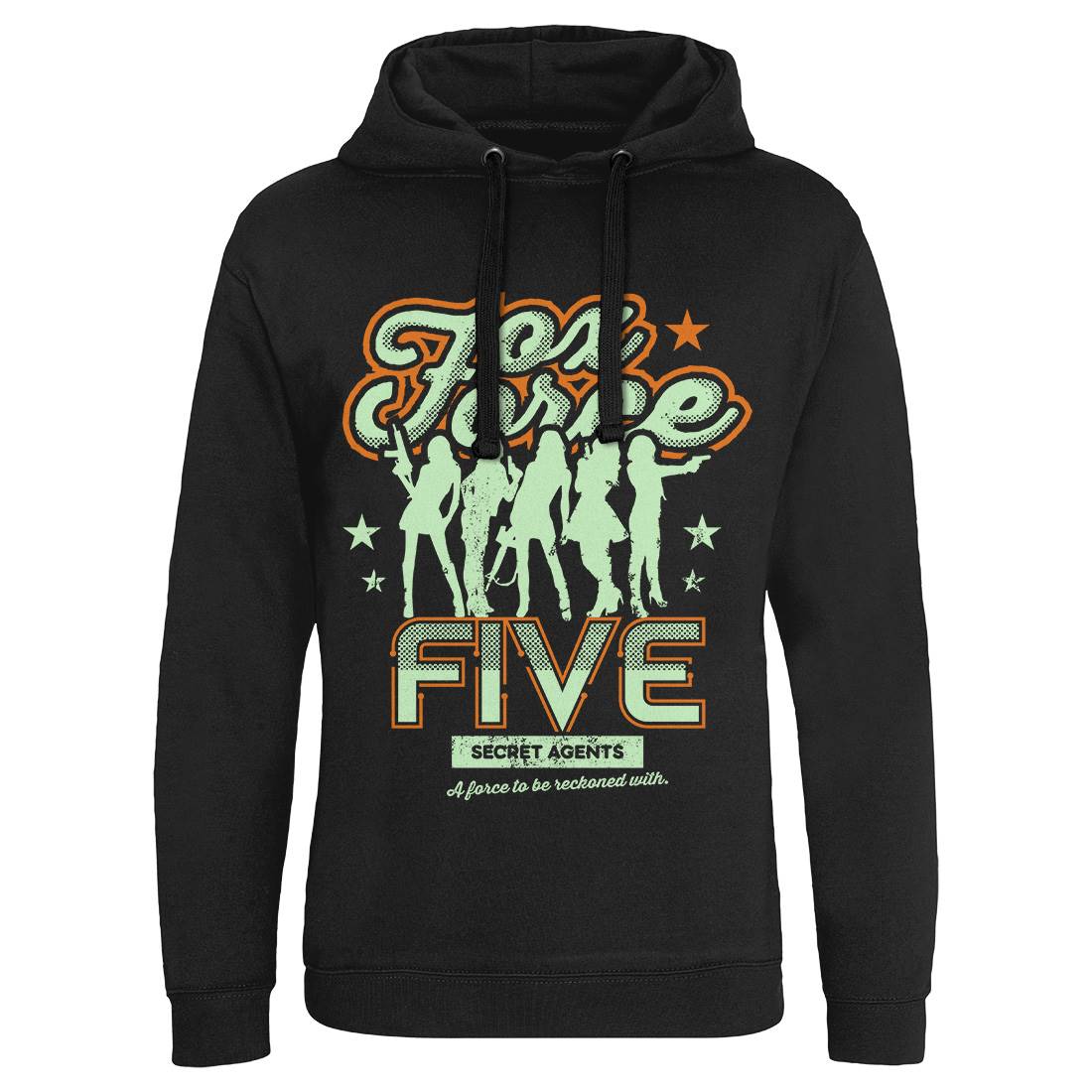 Fox Force Five Mens Hoodie Without Pocket Retro D223