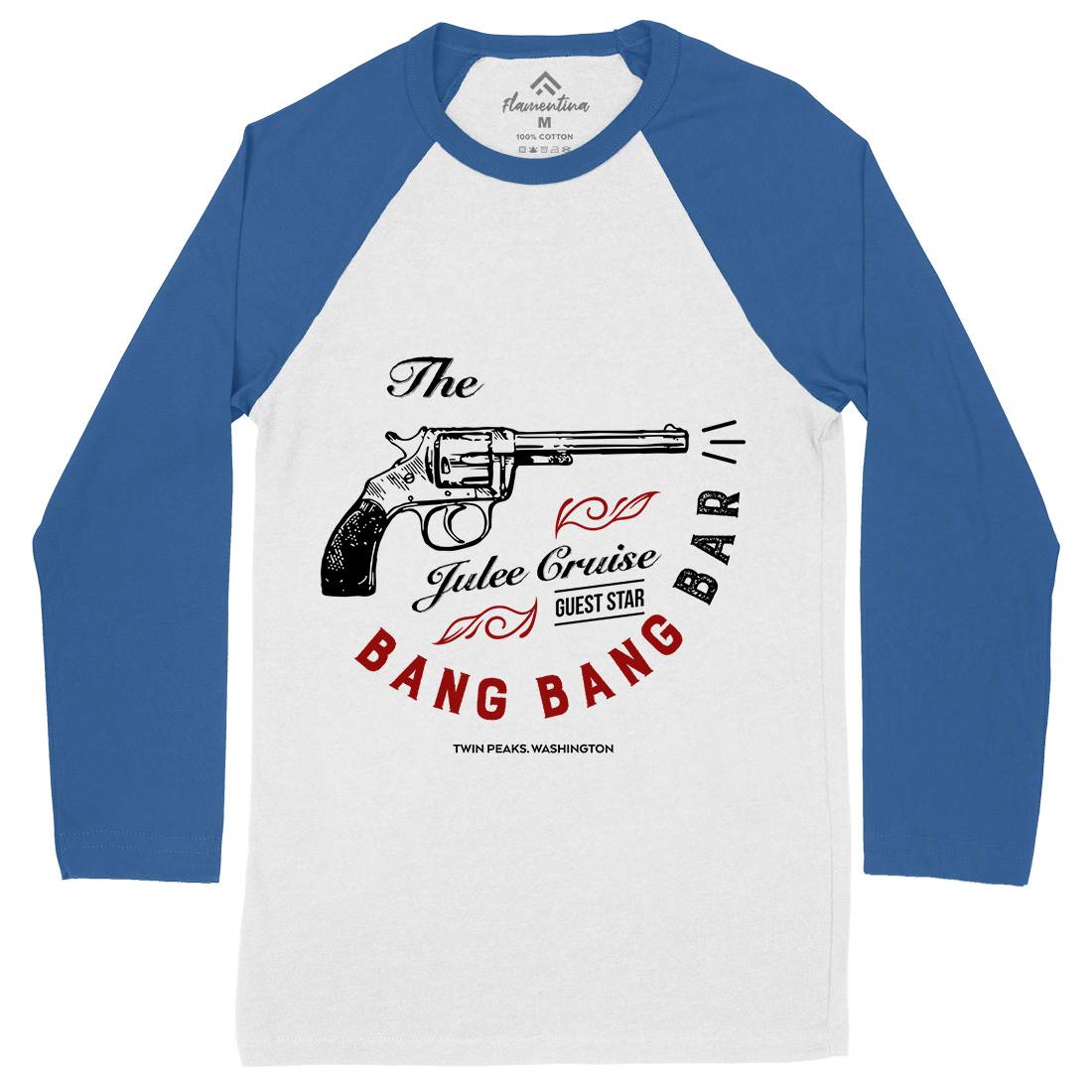 Bang Bang Bar Mens Long Sleeve Baseball T-Shirt Drinks D224