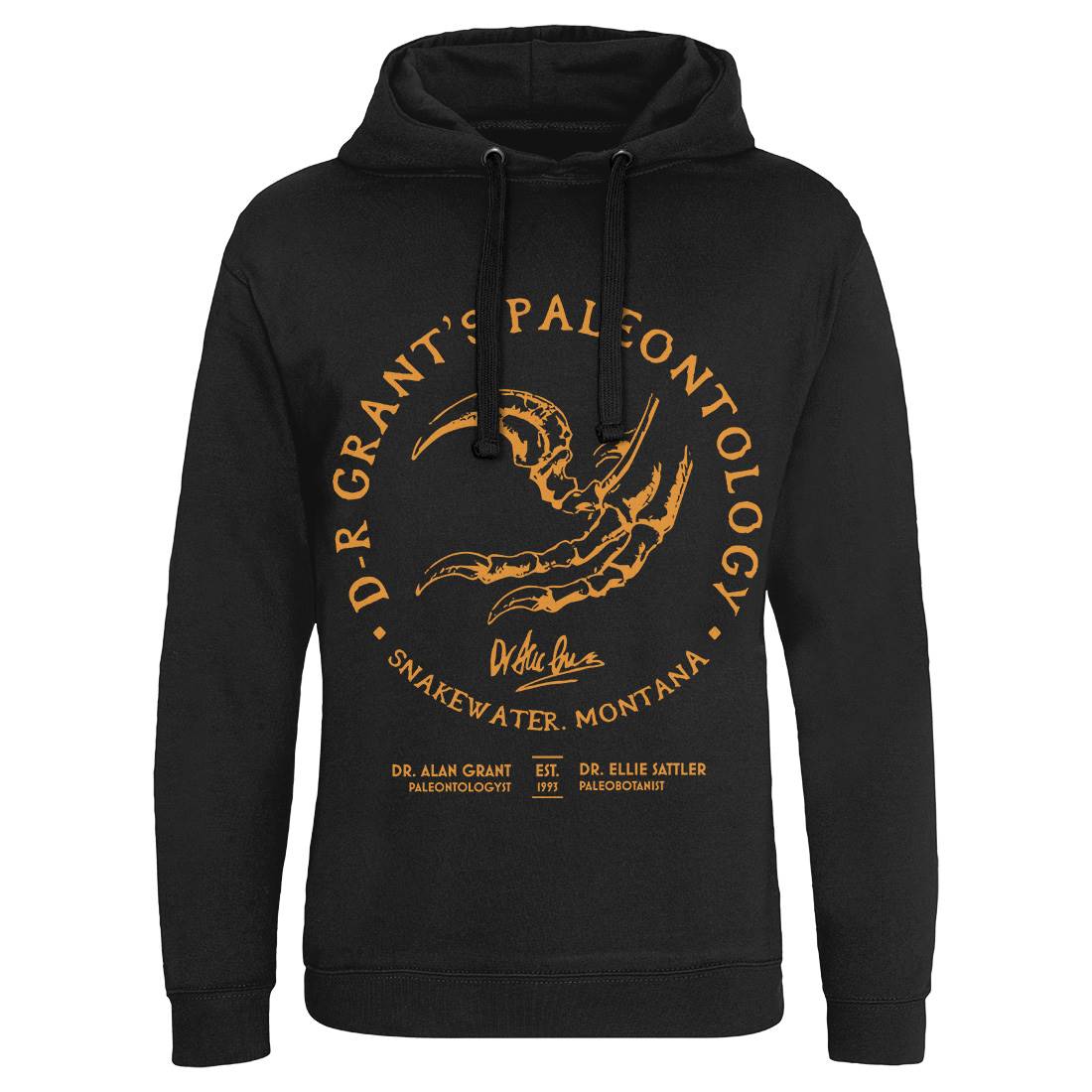 Dr Grants Palaeontology Mens Hoodie Without Pocket Horror D226